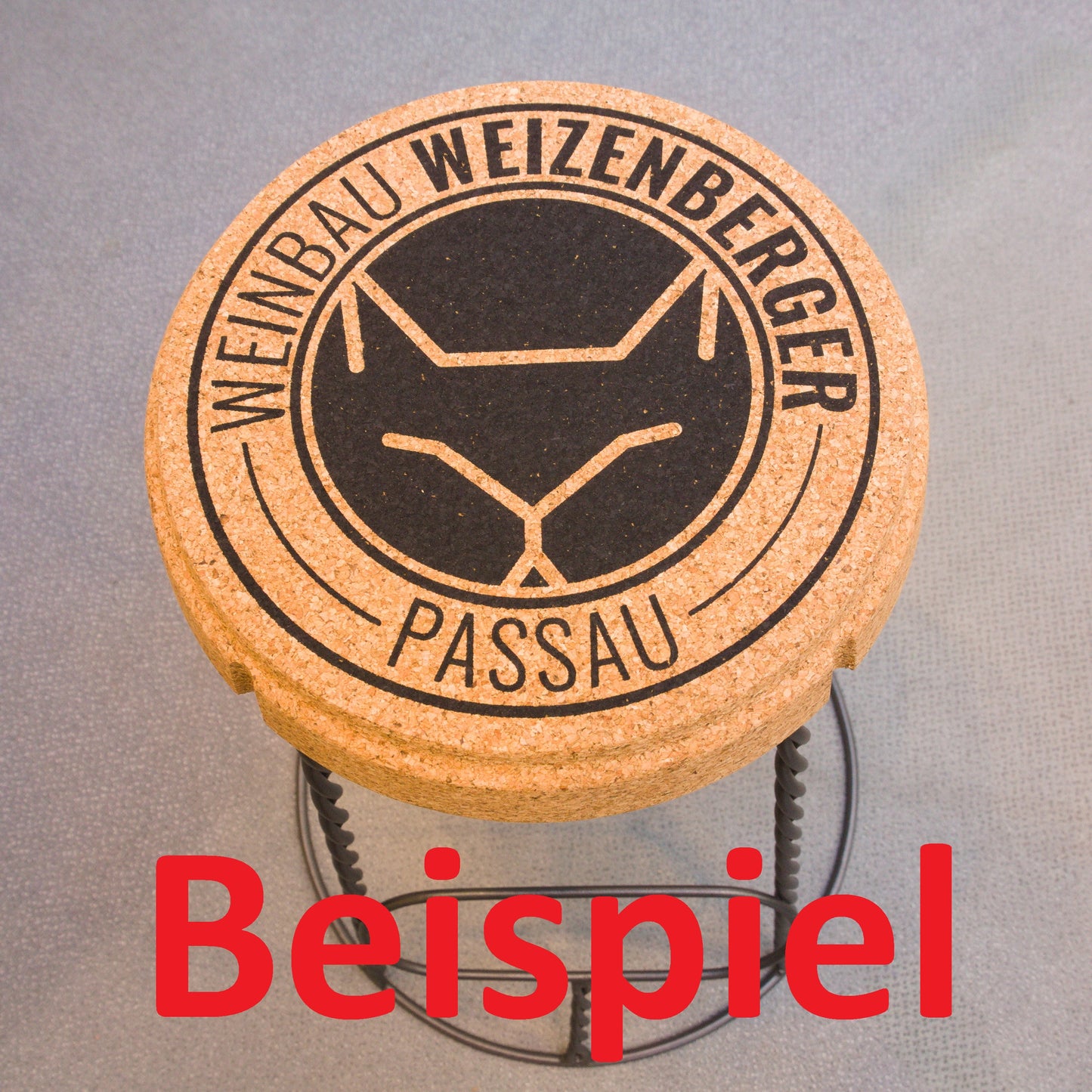 barhocker mit aufdruck beispiel