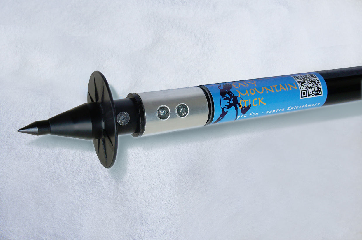 EASYMOUNTAINSTICK - teleskopierbarer Bergstock bis 220 cm - Carbon Alukombination