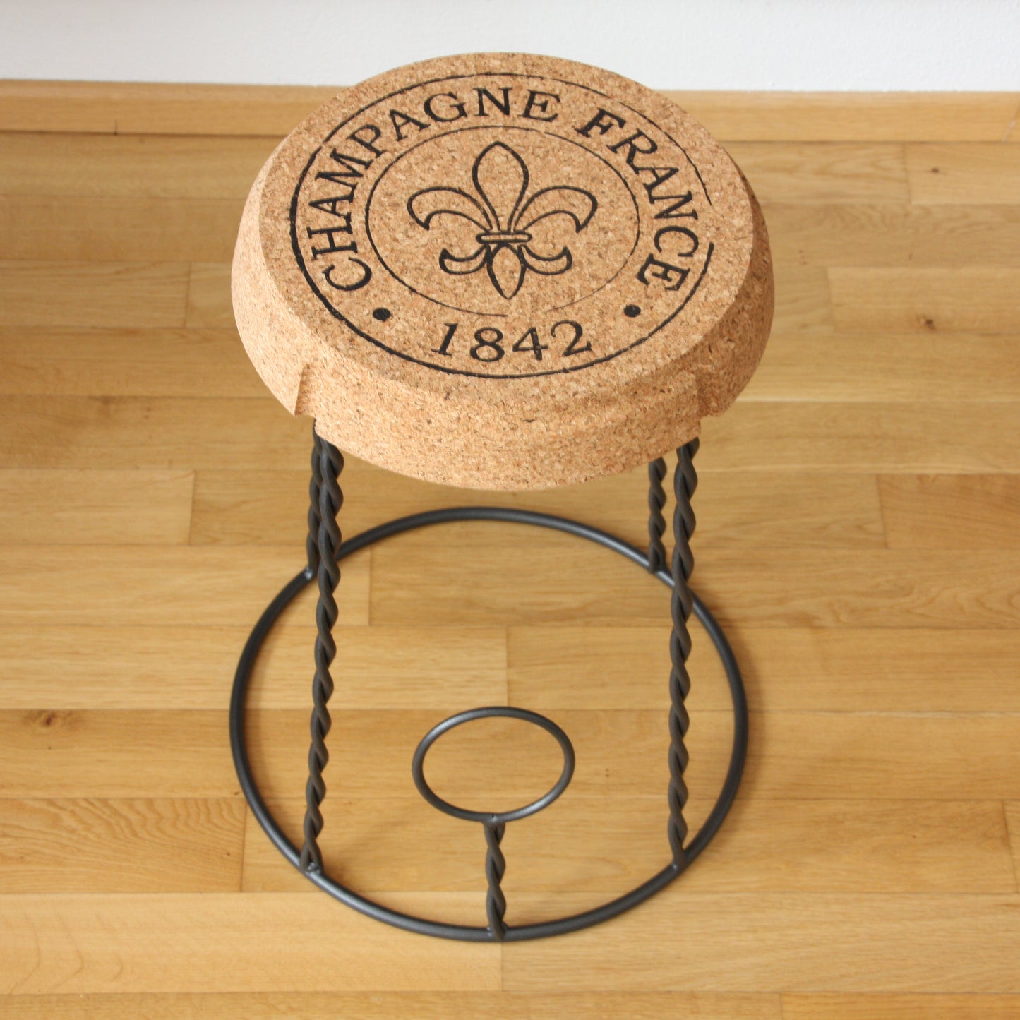 Hocker Kork Metall