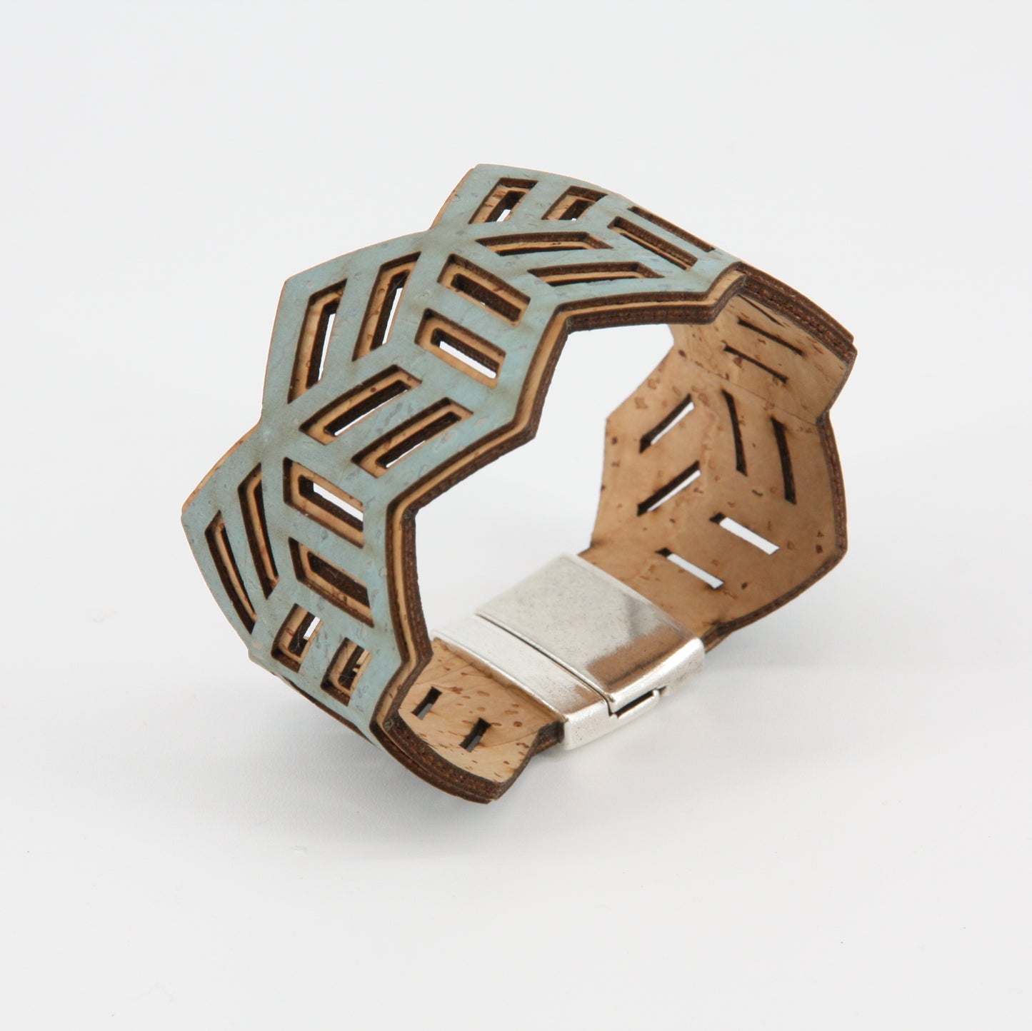 Kork Armband Motiv zickzack vegan Marke Artipel