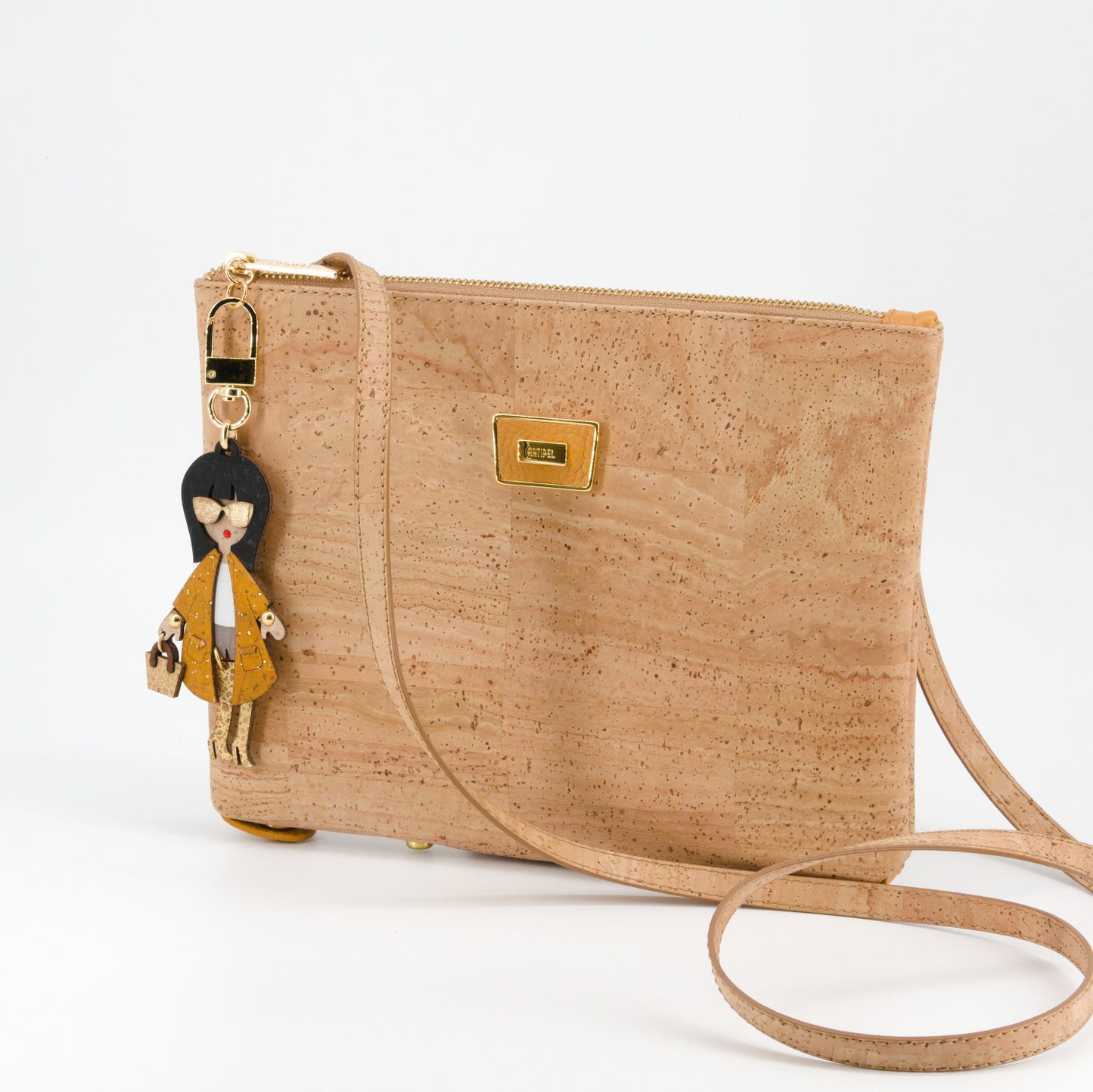 Kork_Handtasche_2in1_Design_gelb Marke Artipel