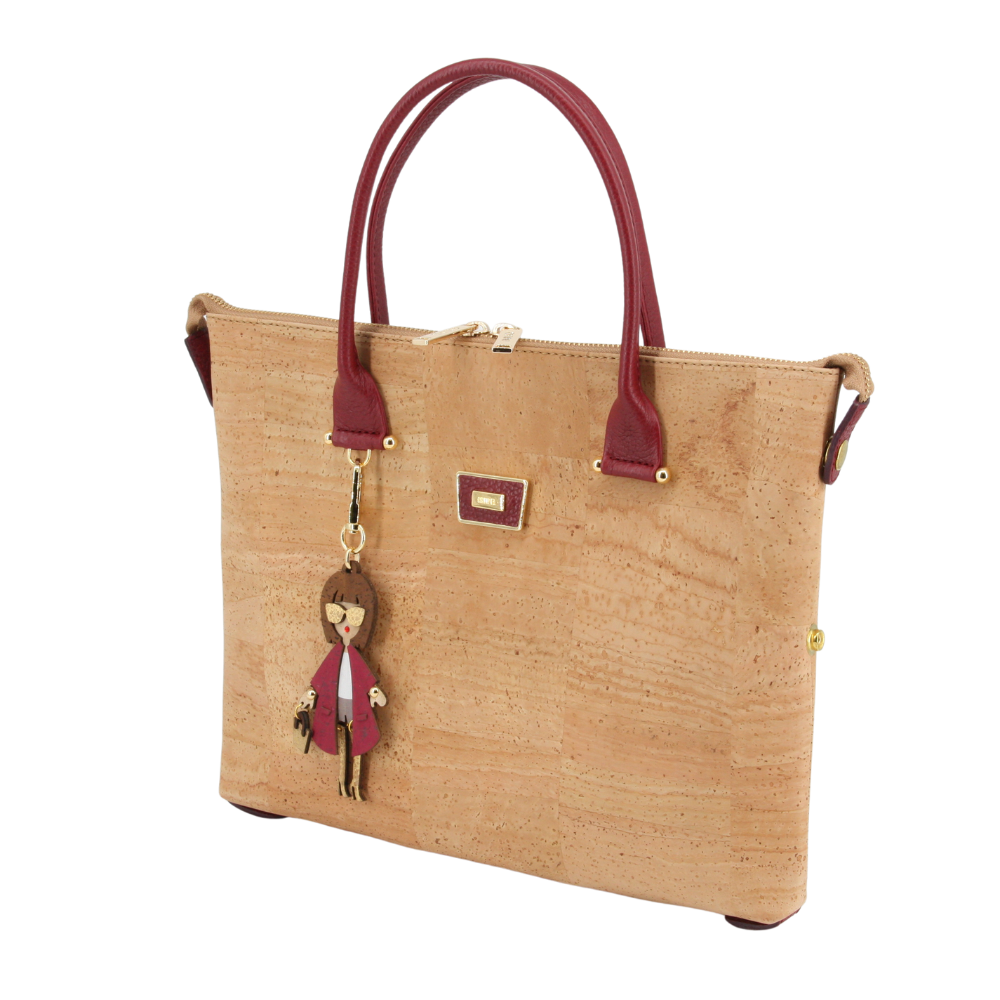 Korktasche_3in1_verschiedene_Designs_rotbraun Marke Artipel