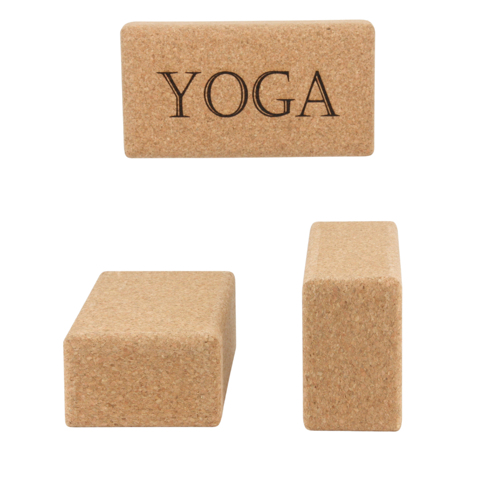 Yoga Korkblöcke 2er Set Vegan aniseptisch