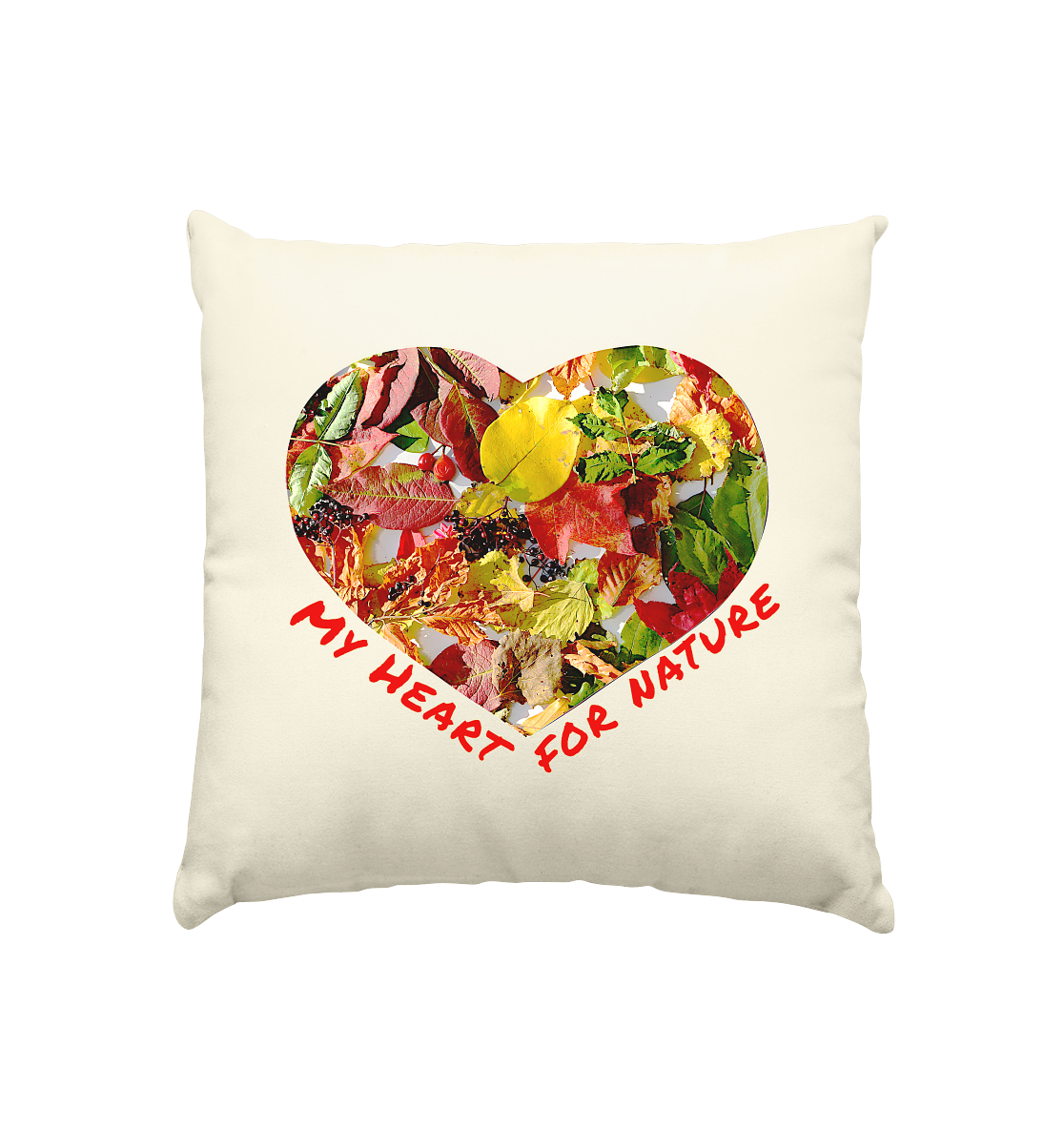 My Heart Kissen - Kissen natur 40x40cm