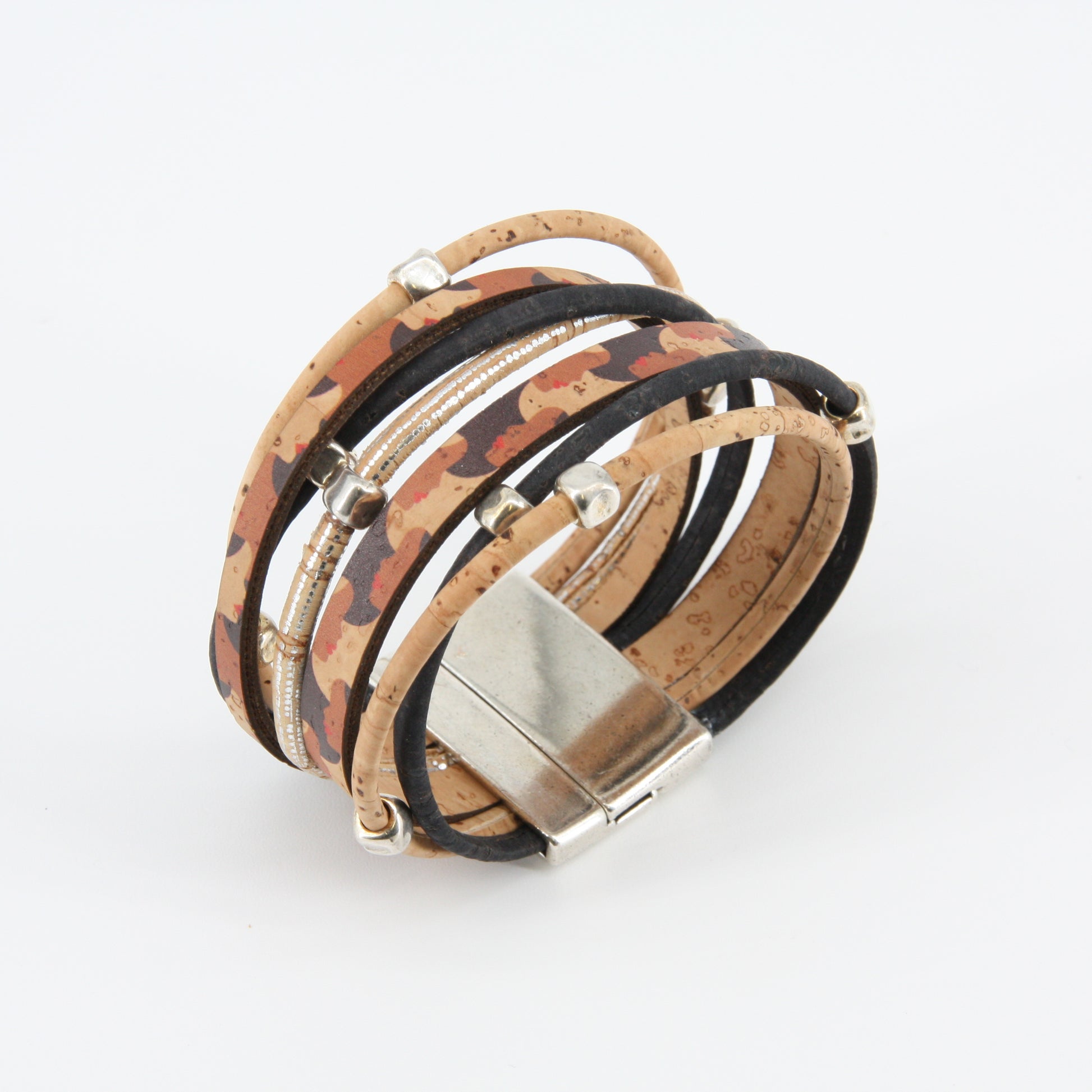 Kork Armband Gesichter vegan Marke Artipel