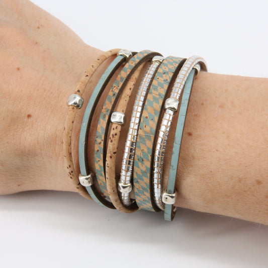 Kork Armband: Motiv bayerische Rauten Marke Artipel