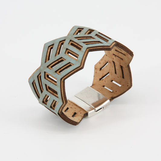 Kork Armband Motiv zickzack vegan Marke Artipel