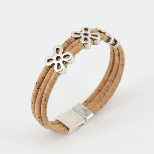 Kork Armband trippl Kleeblatt Marke Artipel