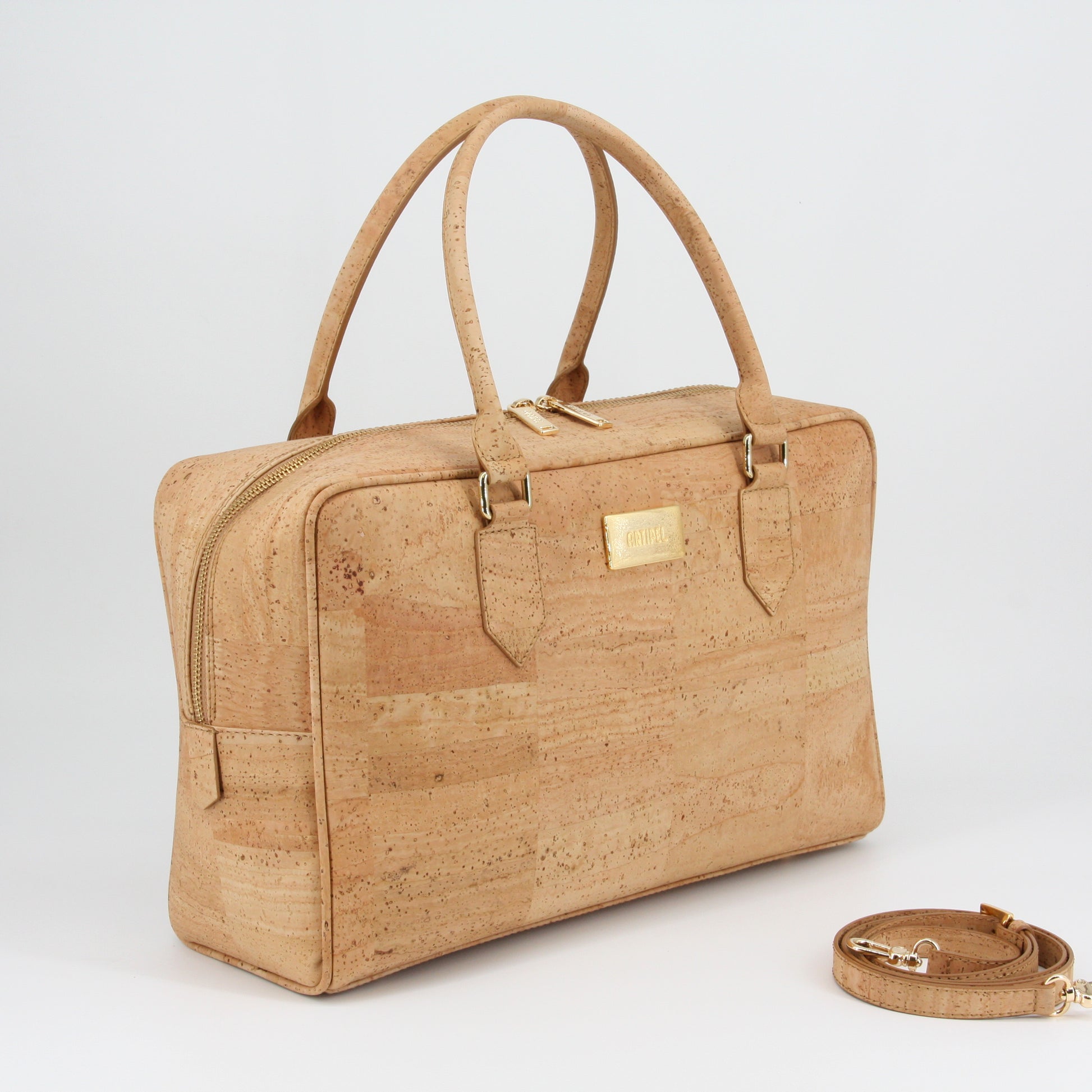 Kork Handtasche korkfarbig vegan Marke Artipel