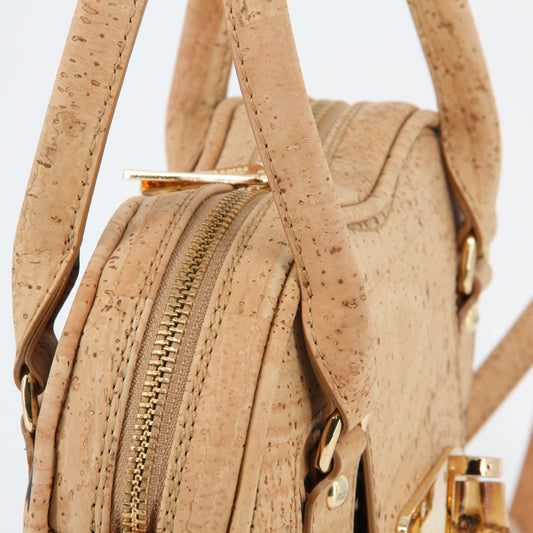 Kork Herztasche Bild Verarbeitungsdetail Marke Artipel