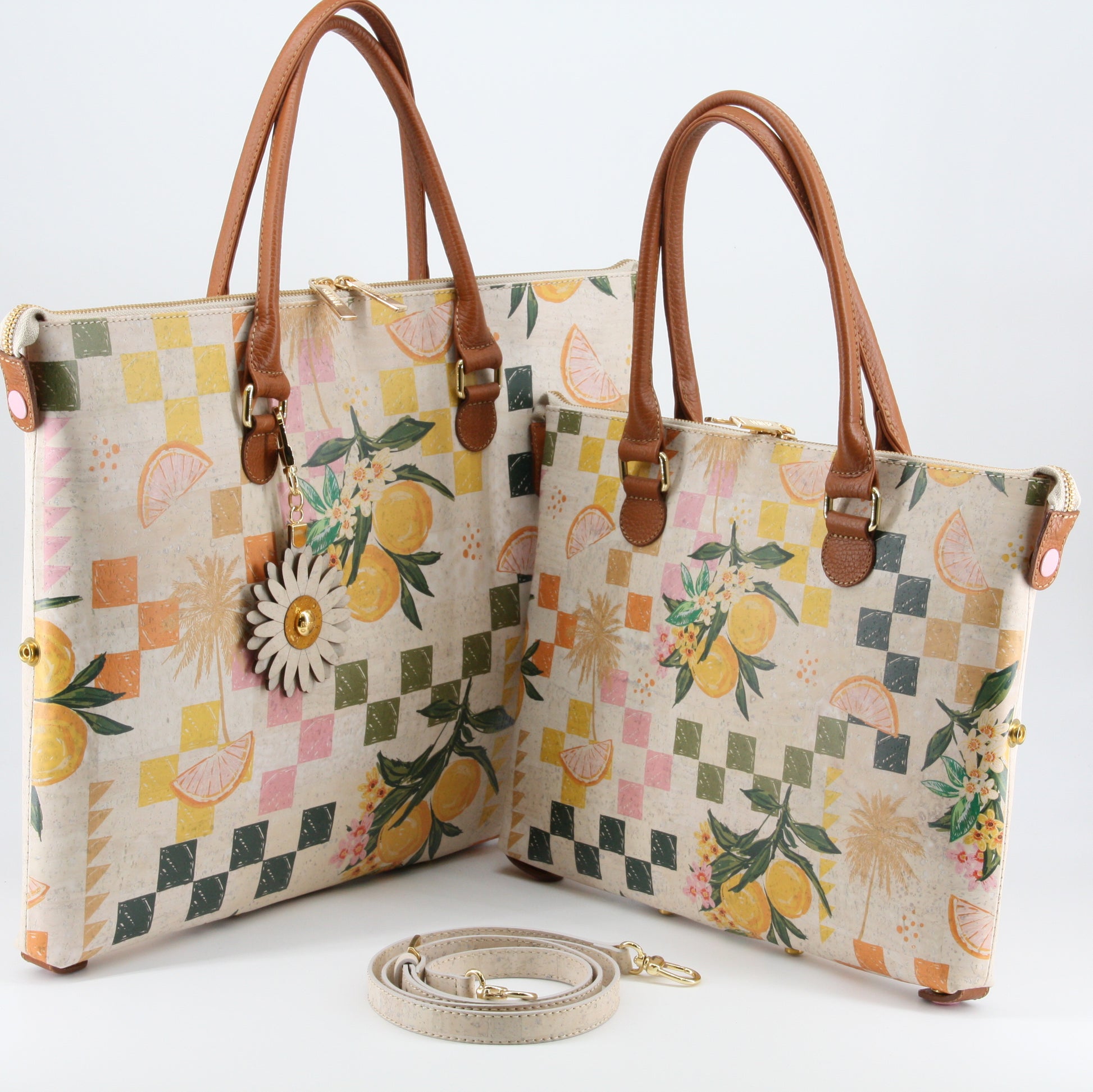Korktasche 3in1 Design Zitronen Marke Artipel