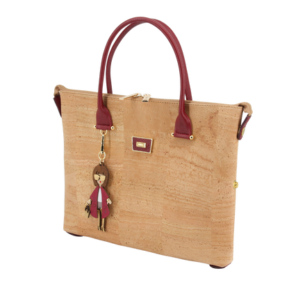 Korktasche_3in1_verschiedene_Designs_rotbraun Marke Artipel