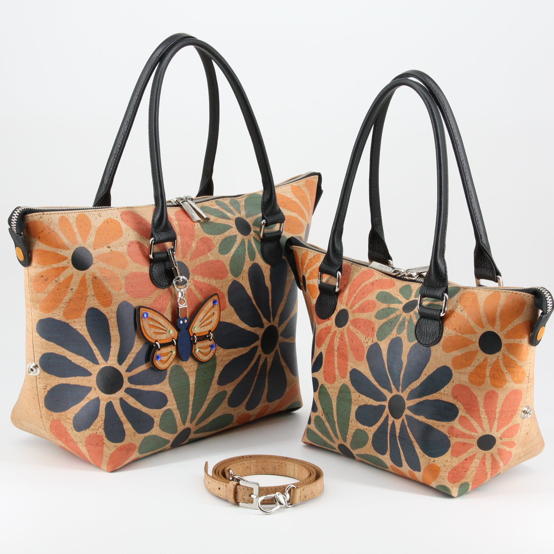 Korktaschen_3in1_Serie_Bild_Beispiel_Design_Blumen Marke rtipel
