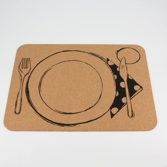 Tischsets, 4 Stück je Variante Version Teller