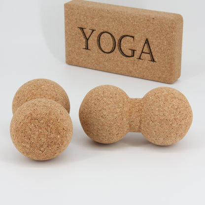 Yoga Erdnuss aus Kork - Massage Peanut, vegan, antiseptisch