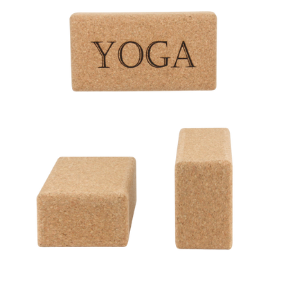 Yoga Korkblöcke 2er Set Vegan aniseptisch