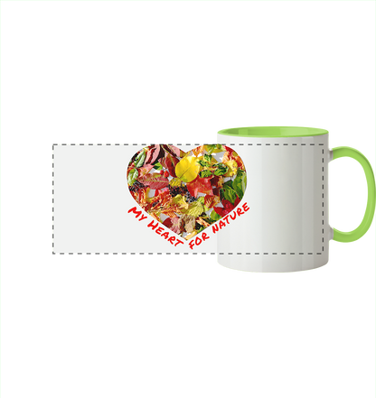 My Heart Panorama-Tasse zweifarbig