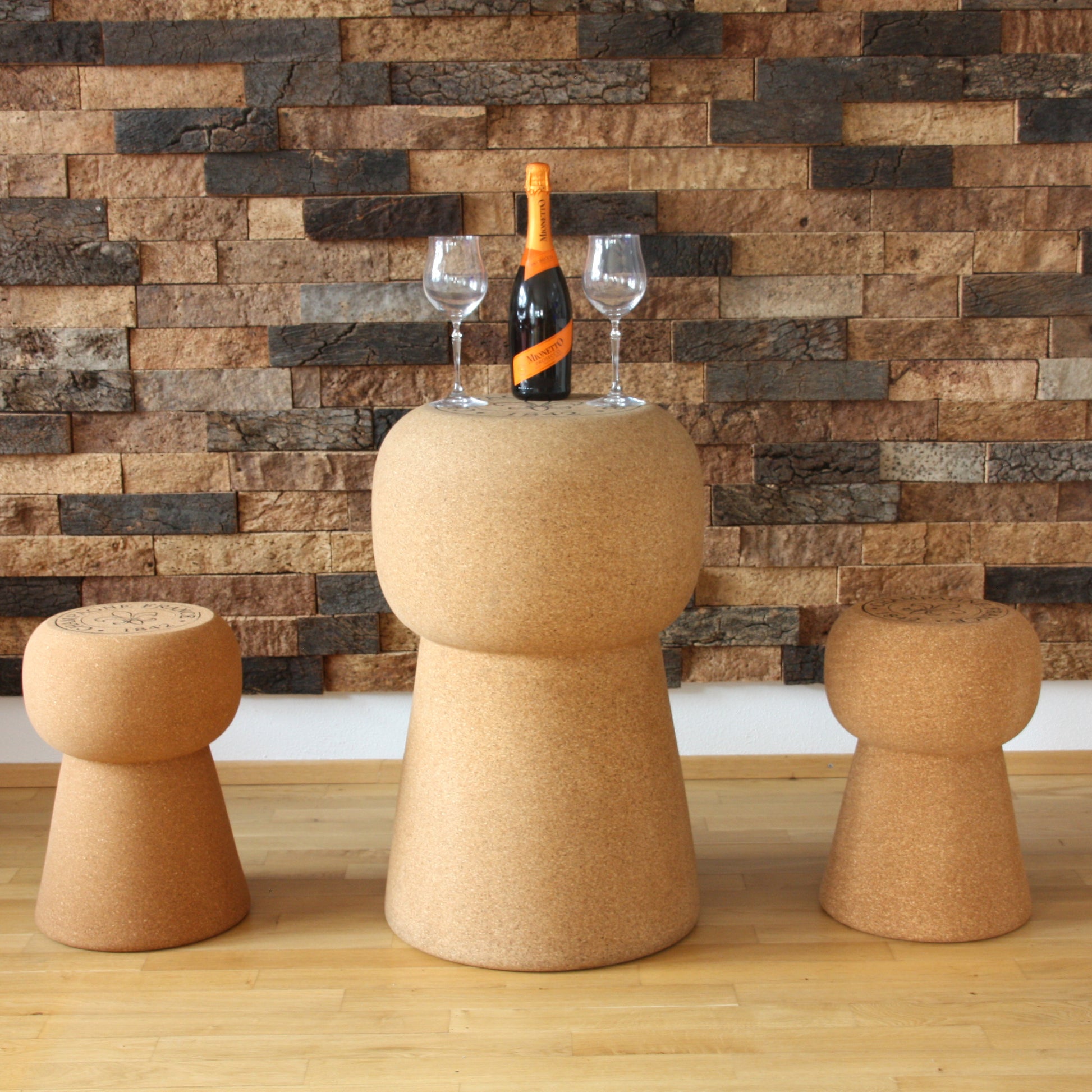 korkhocker 3er set